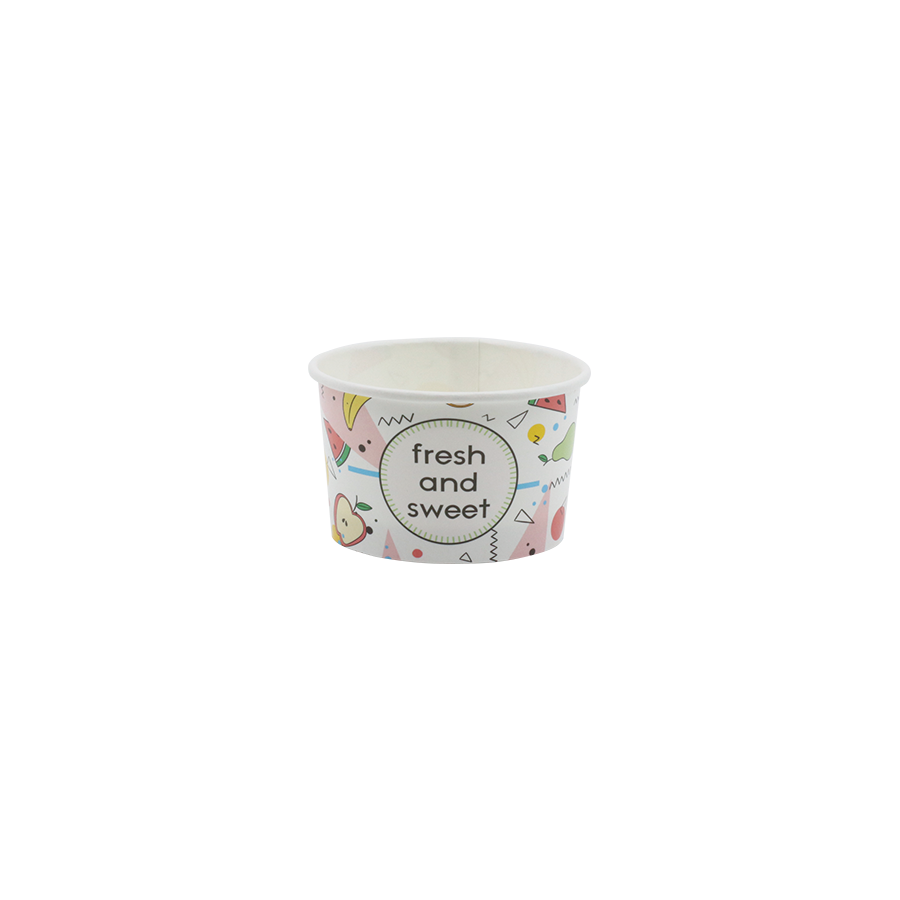 MISKA PAP. NADRUK 130 ML (2813) FRESH AND SWEET A 25 (40 W KARTONIE)